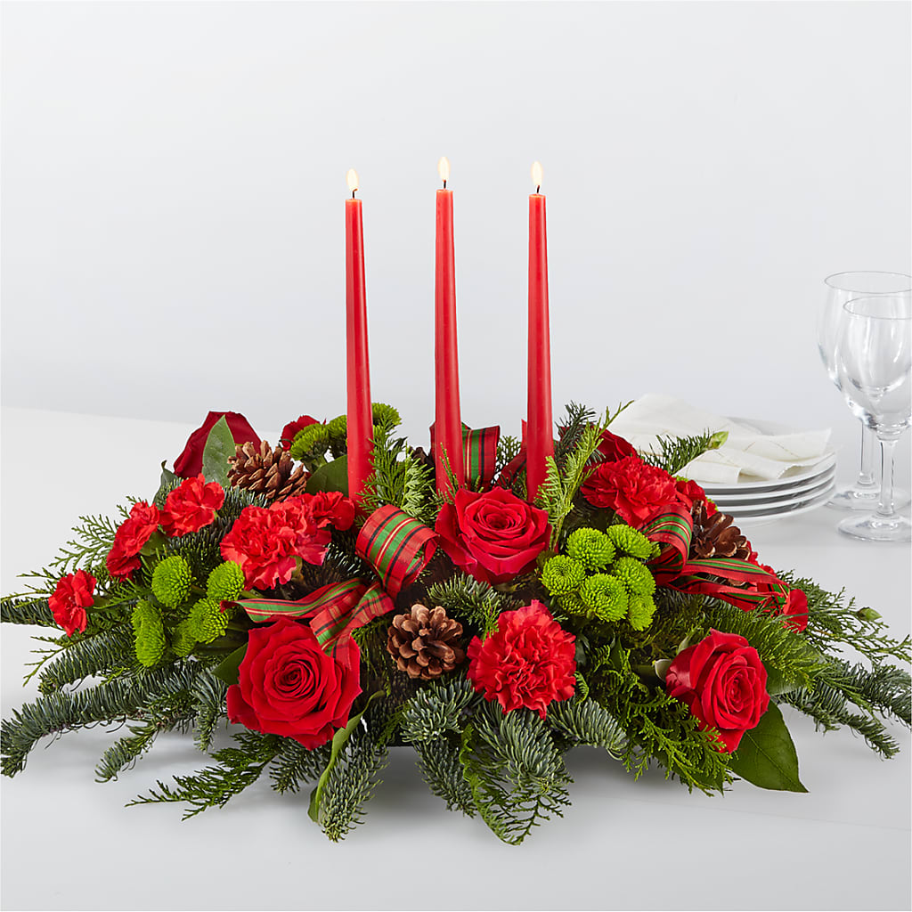 By the Candlelight Centerpiece – SYLVIA'S FLORIST, Antioch CA