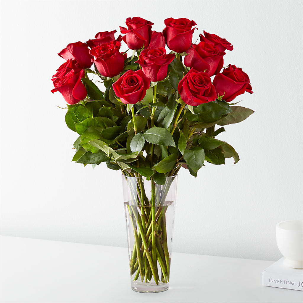 Long Stem Red Rose Bouquet – SYLVIA'S FLORIST, Antioch CA