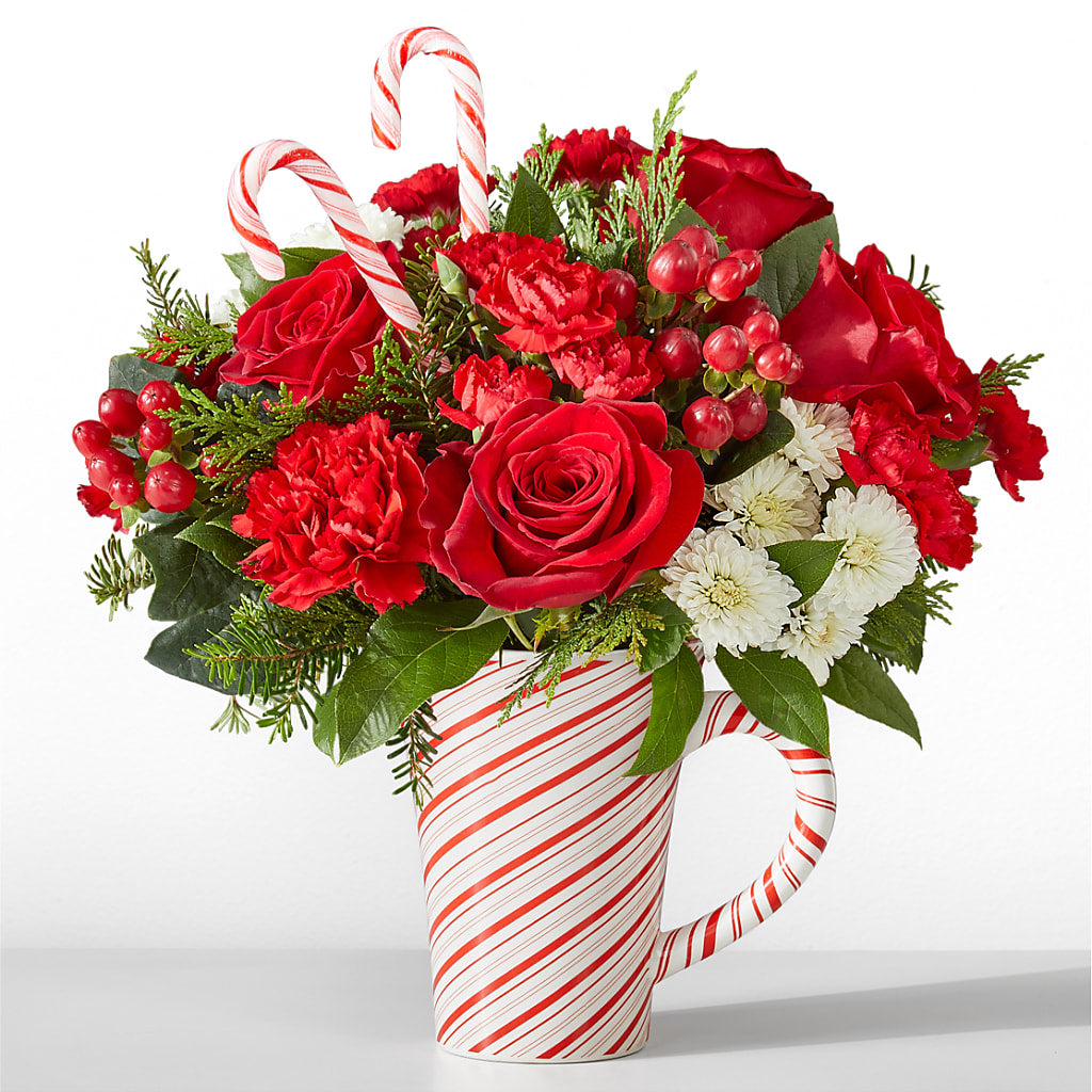 Peppermint Swirl Mug – SYLVIA'S FLORIST, Antioch CA