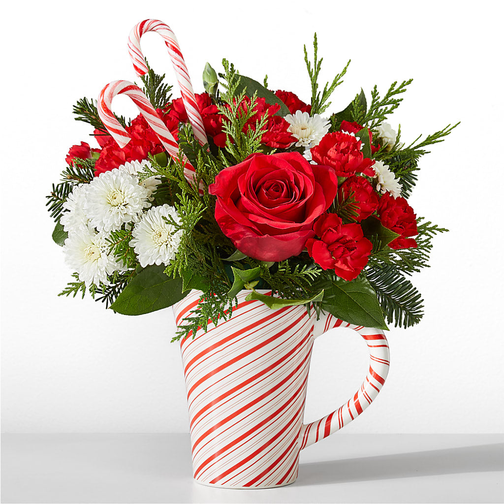 Peppermint Swirl Mug – SYLVIA'S FLORIST, Antioch CA