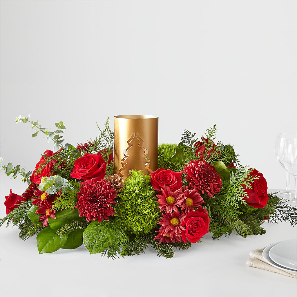 Toast the Season Centerpiece – SYLVIA'S FLORIST, Antioch CA