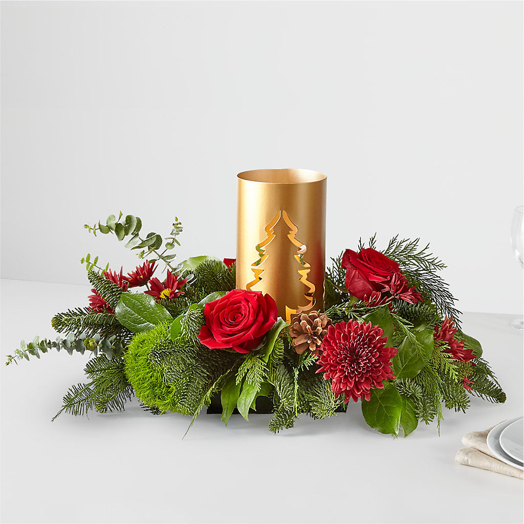 Toast the Season Centerpiece – SYLVIA'S FLORIST, Antioch CA