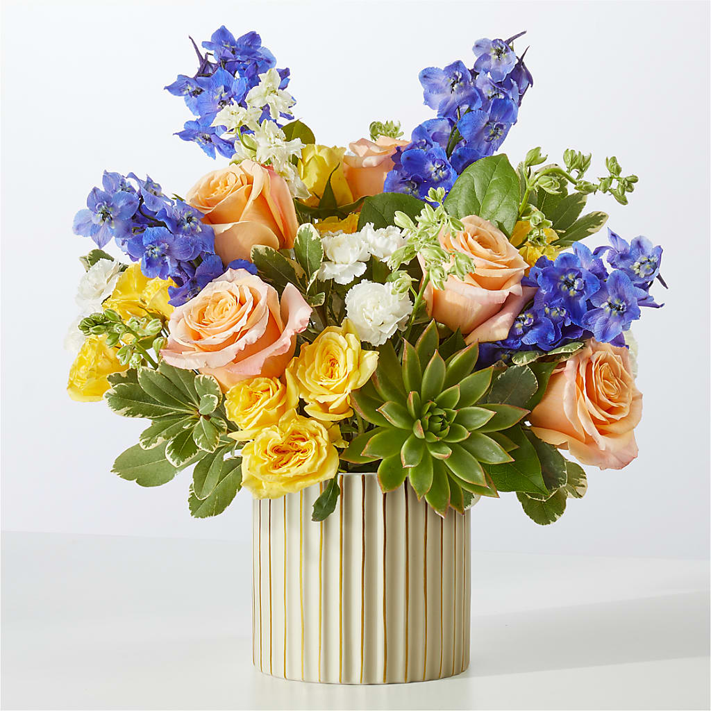Cobalt Reverie Bouquet – SYLVIA'S FLORIST, Antioch CA
