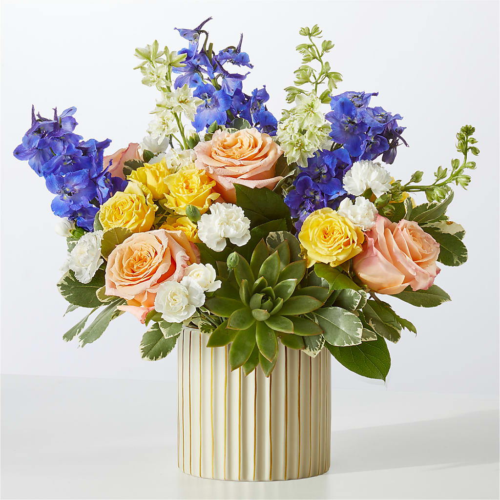 Cobalt Reverie Bouquet – SYLVIA'S FLORIST, Antioch CA
