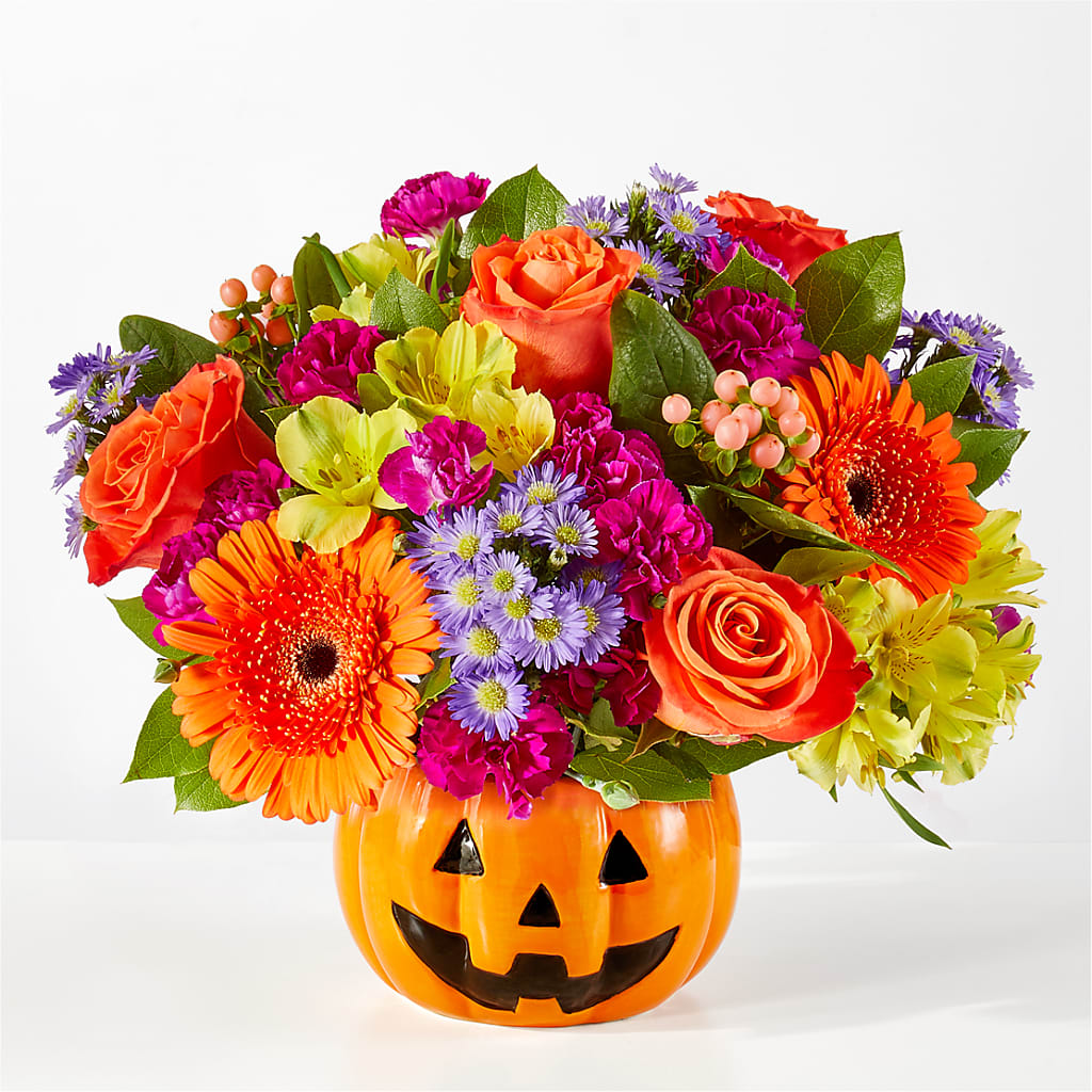 Tricks & Treats Pumpkin – SYLVIA'S FLORIST, Antioch CA