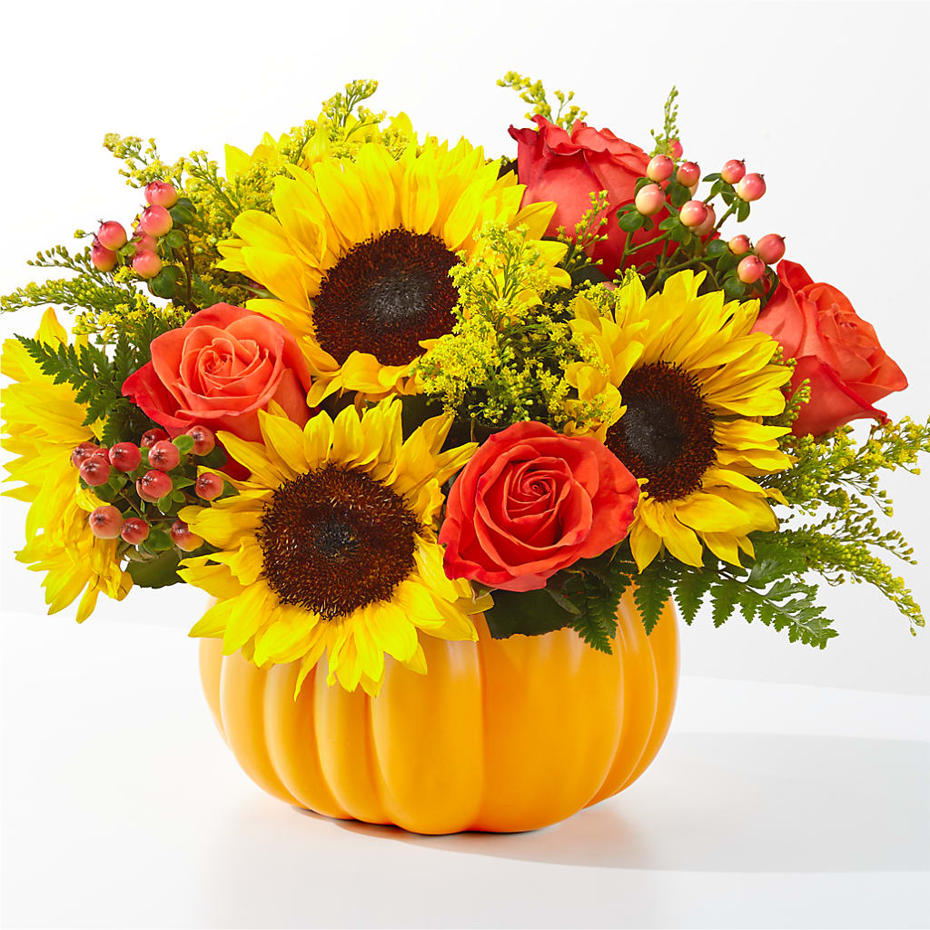 Pick of the Patch Pumpkin Bouquet – SYLVIA'S FLORIST, Antioch CA