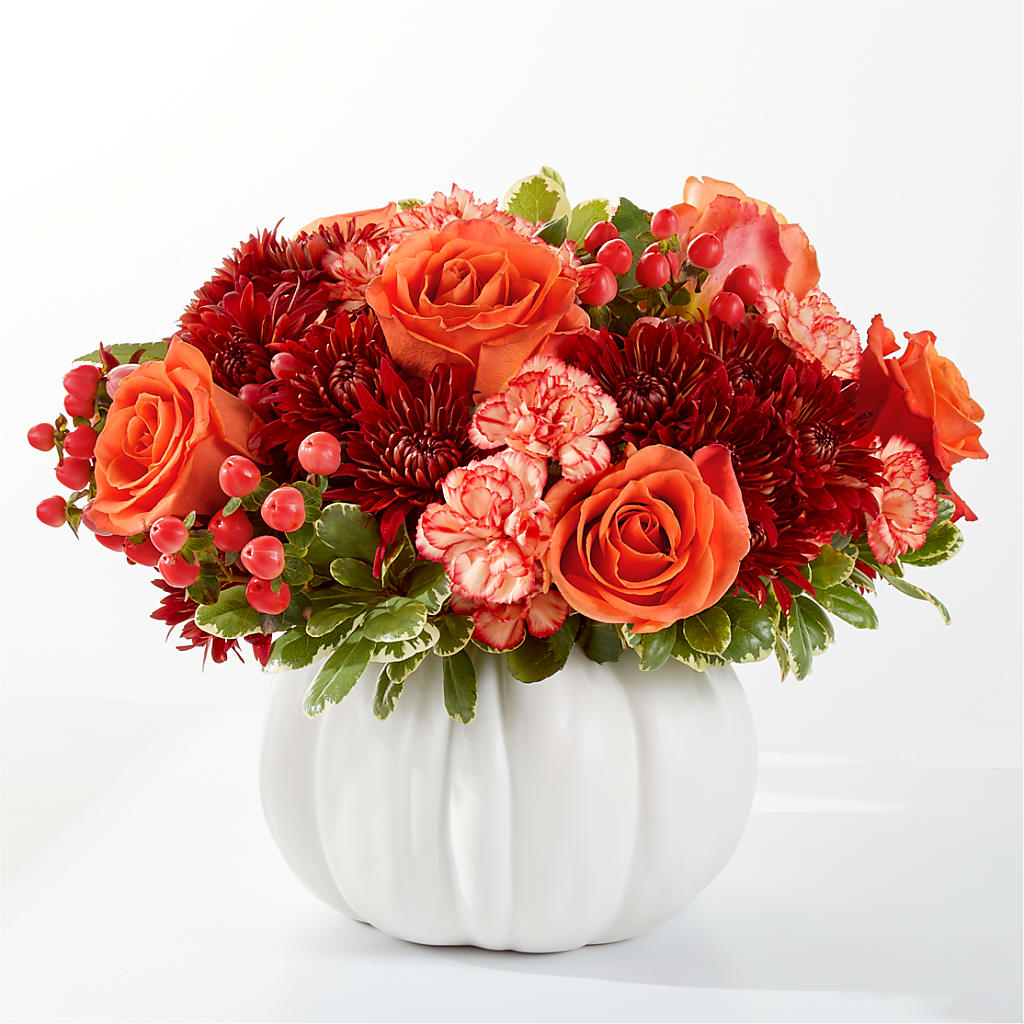 Autumn Air Pumpkin Bouquet – SYLVIA'S FLORIST, Antioch CA