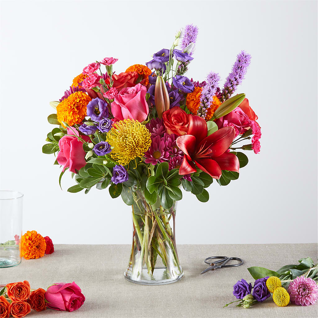Feast of Color – A Florist Original – SYLVIA'S FLORIST, Antioch CA