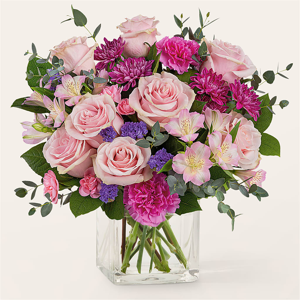 Rosy Radiance Bouquet – SYLVIA'S FLORIST, Antioch CA