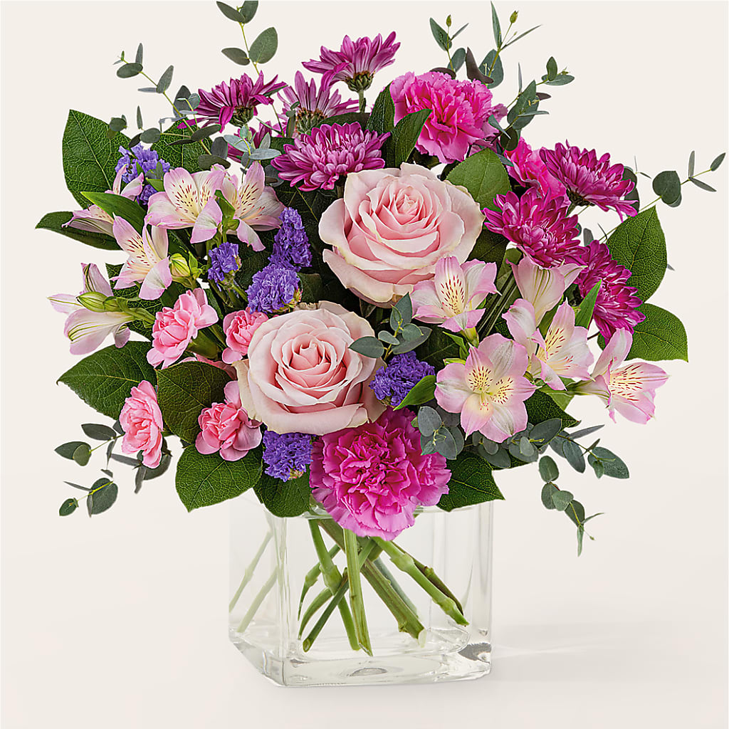 Rosy Radiance Bouquet – SYLVIA'S FLORIST, Antioch CA