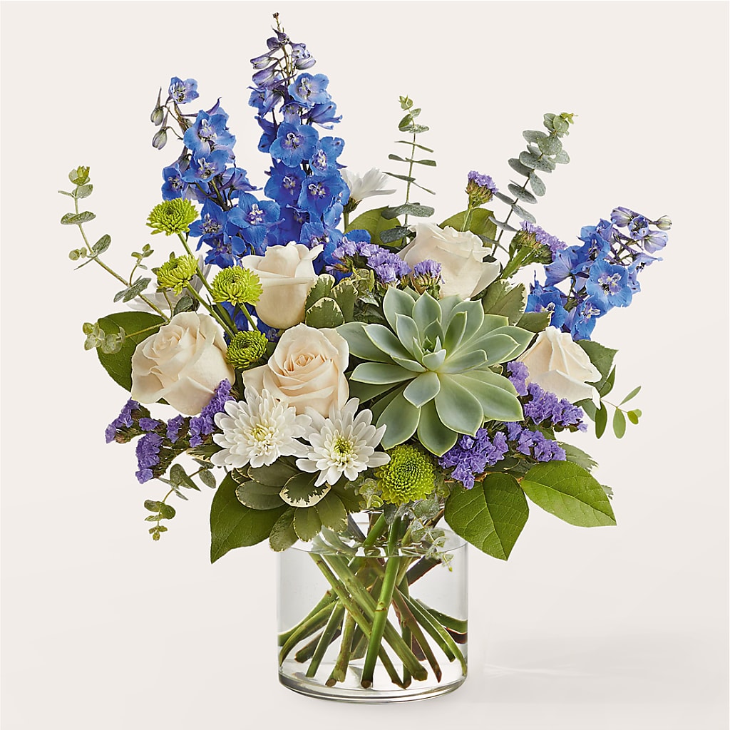 Cerulean Waves Bouquet – SYLVIA'S FLORIST, Antioch CA