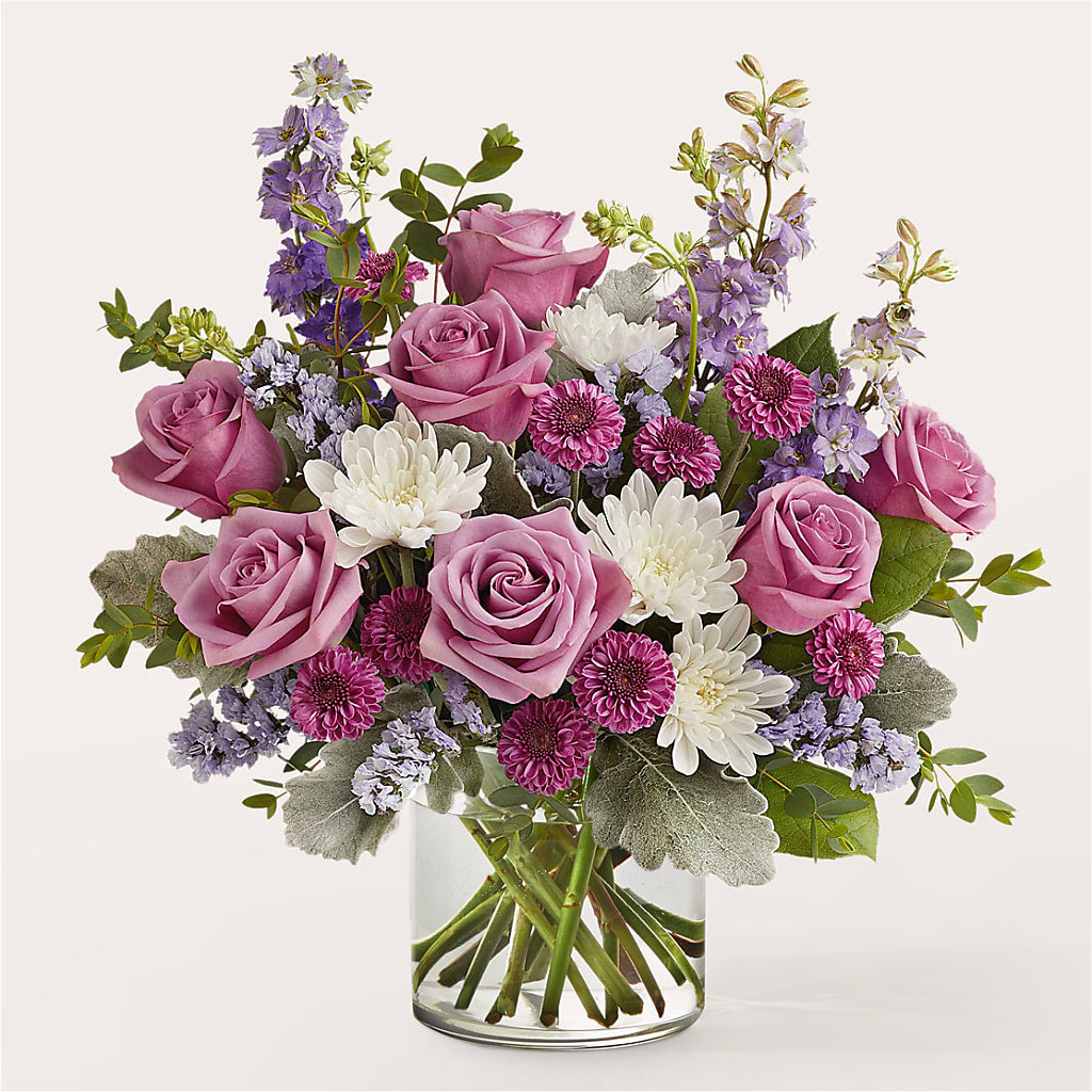 Violet Frost Bouquet – SYLVIA'S FLORIST, Antioch CA