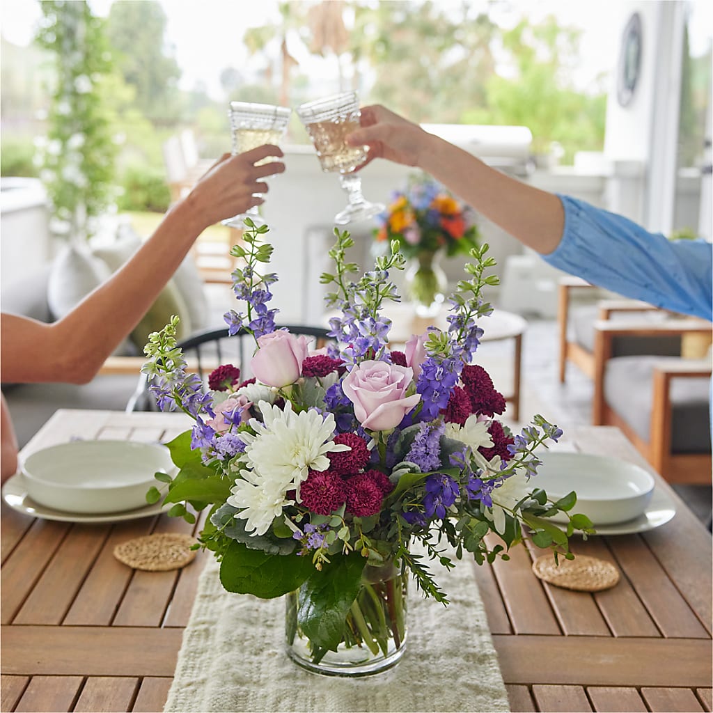 Violet Frost Bouquet – SYLVIA'S FLORIST, Antioch CA