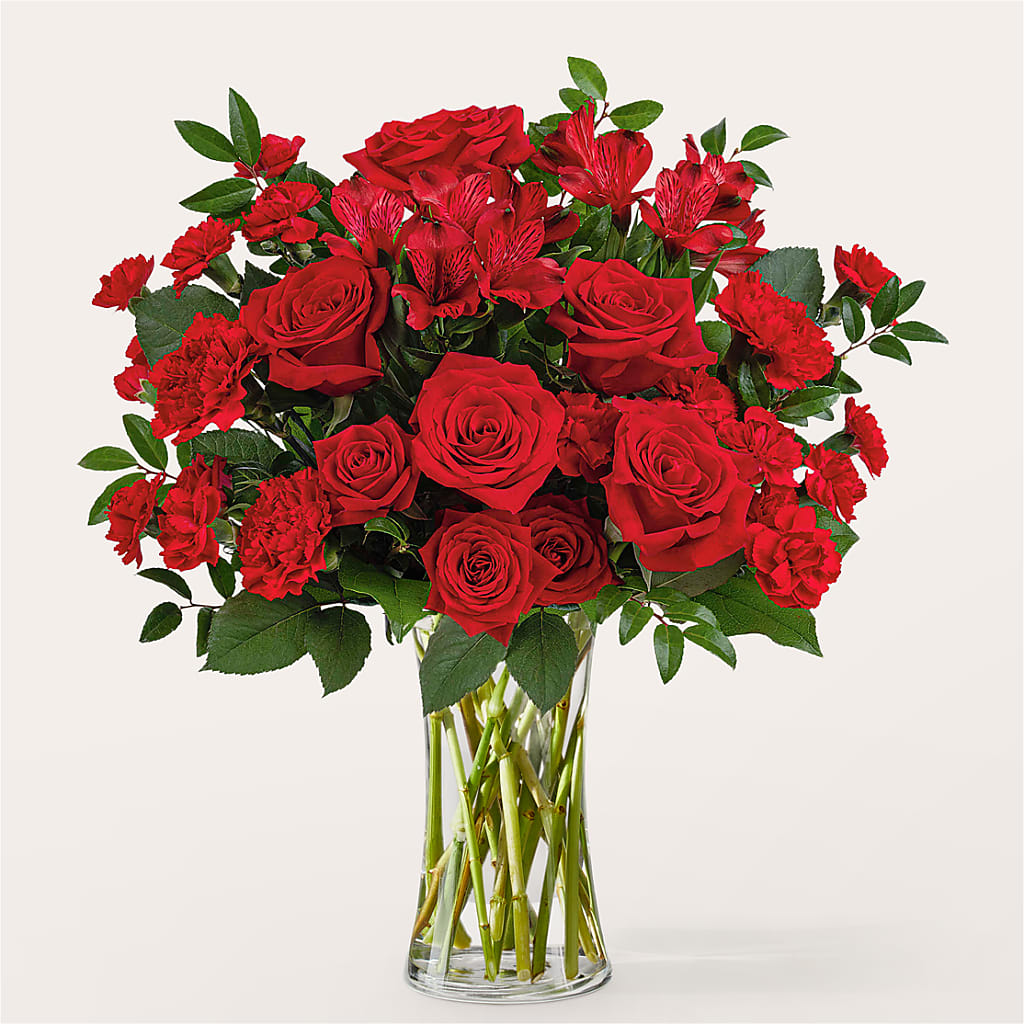 Brilliant Ruby Bouquet – SYLVIA'S FLORIST, Antioch CA