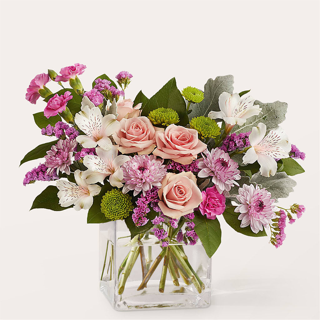 Pink Suede Bouquet – SYLVIA'S FLORIST, Antioch CA