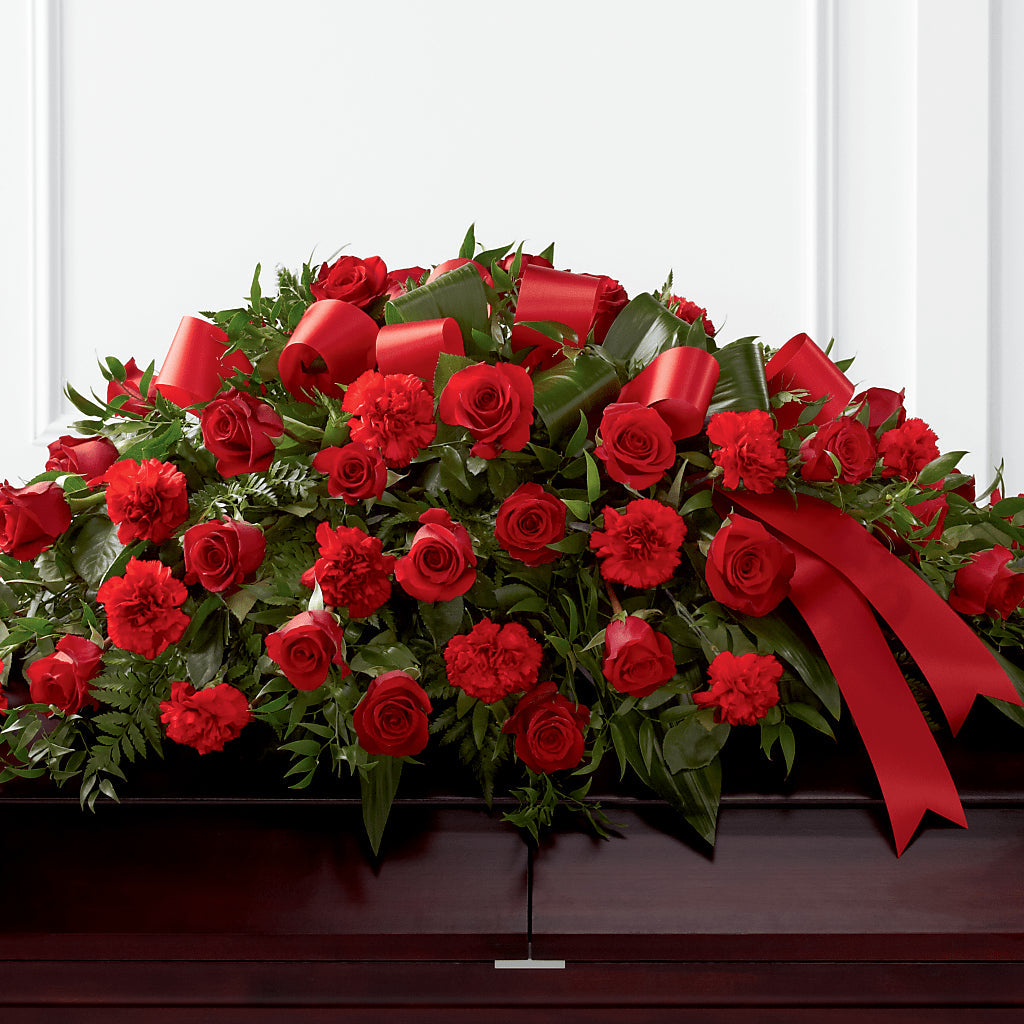 Tribute of Life Casket Spray – SYLVIA'S FLORIST, Antioch CA