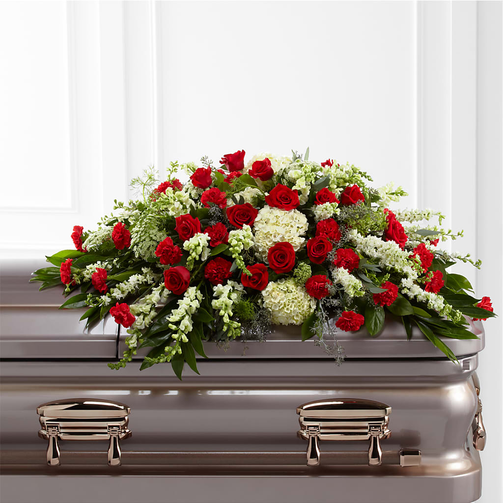 Sincerity Casket Spray – SYLVIA'S FLORIST, Antioch CA