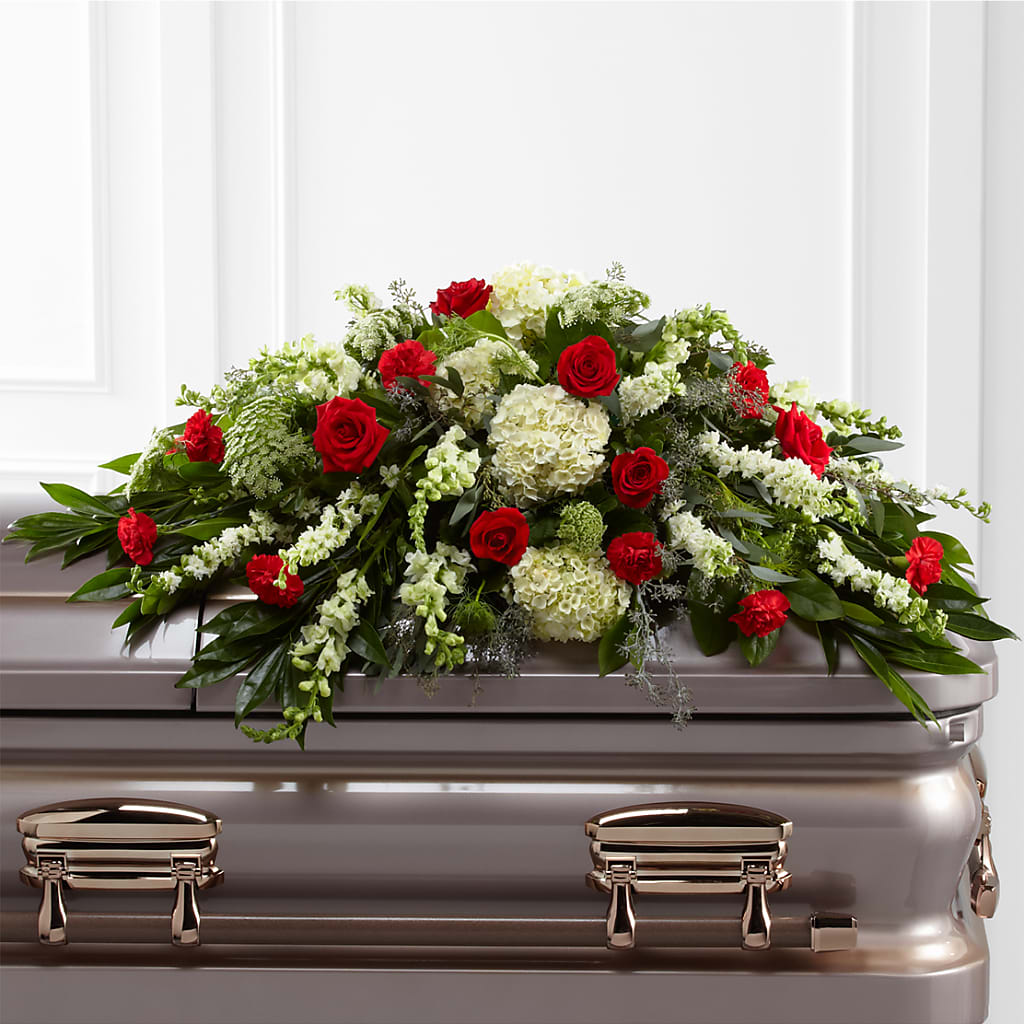 Sincerity Casket Spray – SYLVIA'S FLORIST, Antioch CA