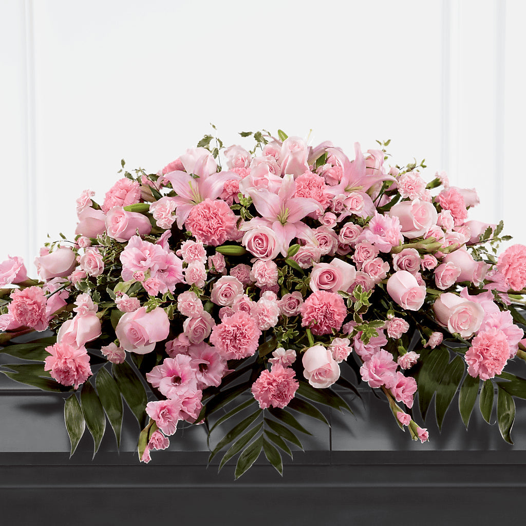 Garden of Comfort Casket Spray (Standard) – SYLVIA'S FLORIST, Antioch CA