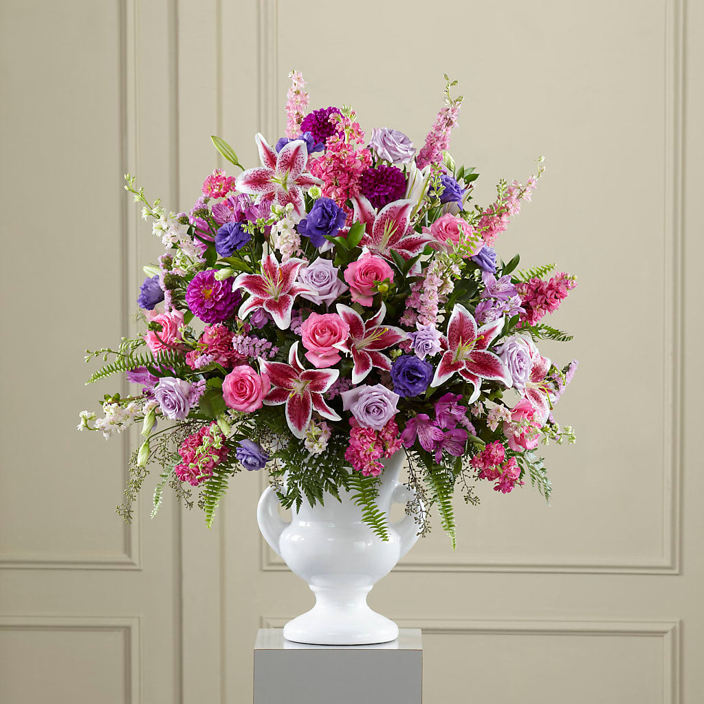 Peaceful Tribute Arrangement – SYLVIA'S FLORIST, Antioch CA