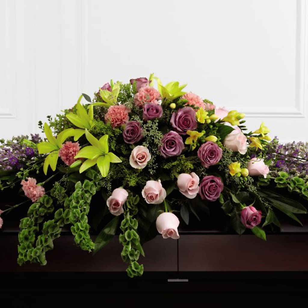 Forever Beloved Casket Spray – SYLVIA'S FLORIST, Antioch CA