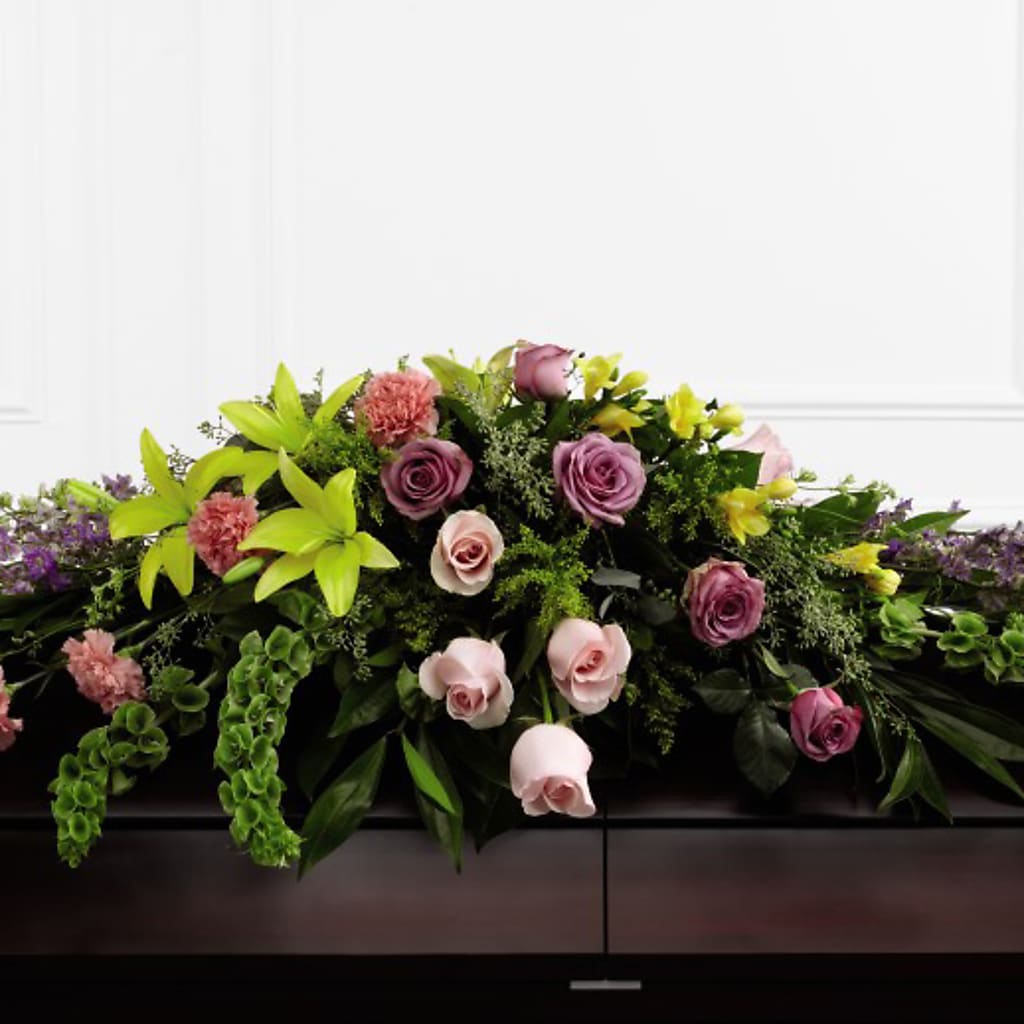 Forever Beloved Casket Spray – SYLVIA'S FLORIST, Antioch CA