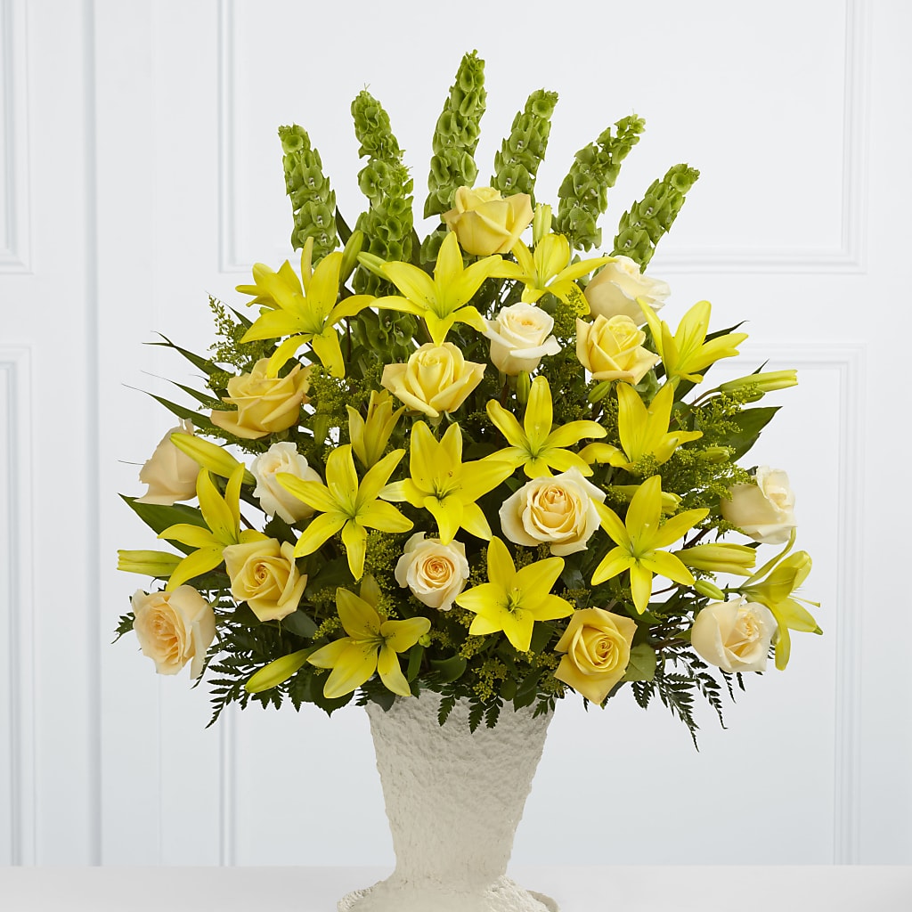 Golden Memories Arrangement – SYLVIA'S FLORIST, Antioch CA