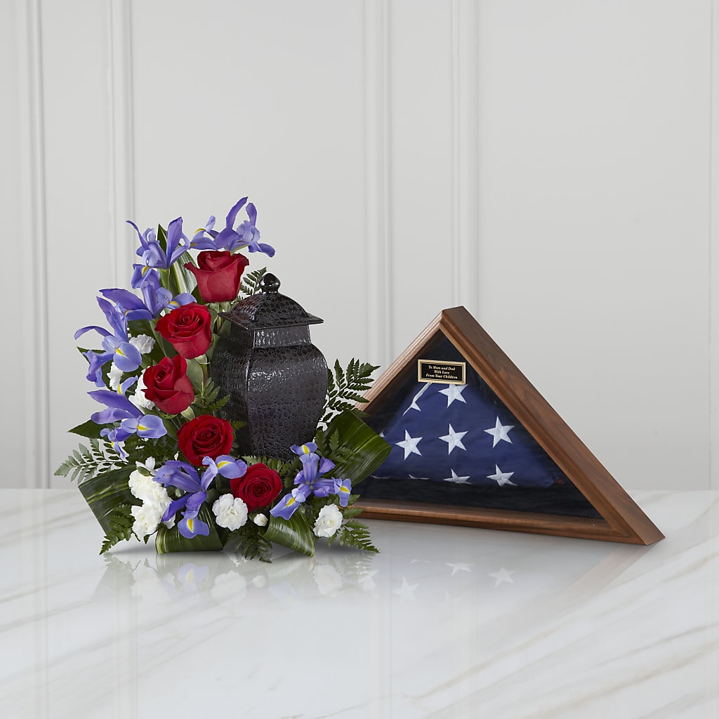 Patriotic Tribute Arrangement – SYLVIA'S FLORIST, Antioch CA
