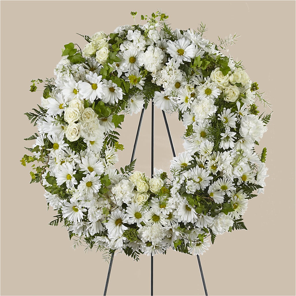 Faithful Wishes Wreath – SYLVIA'S FLORIST, Antioch CA
