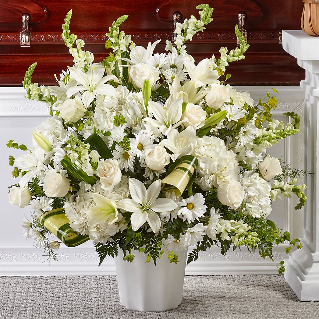 Thoughts of Tranquility Floor Basket – SYLVIA'S FLORIST, Antioch CA