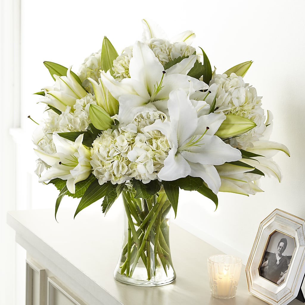 Compassionate Lily Bouquet – SYLVIA'S FLORIST, Antioch CA