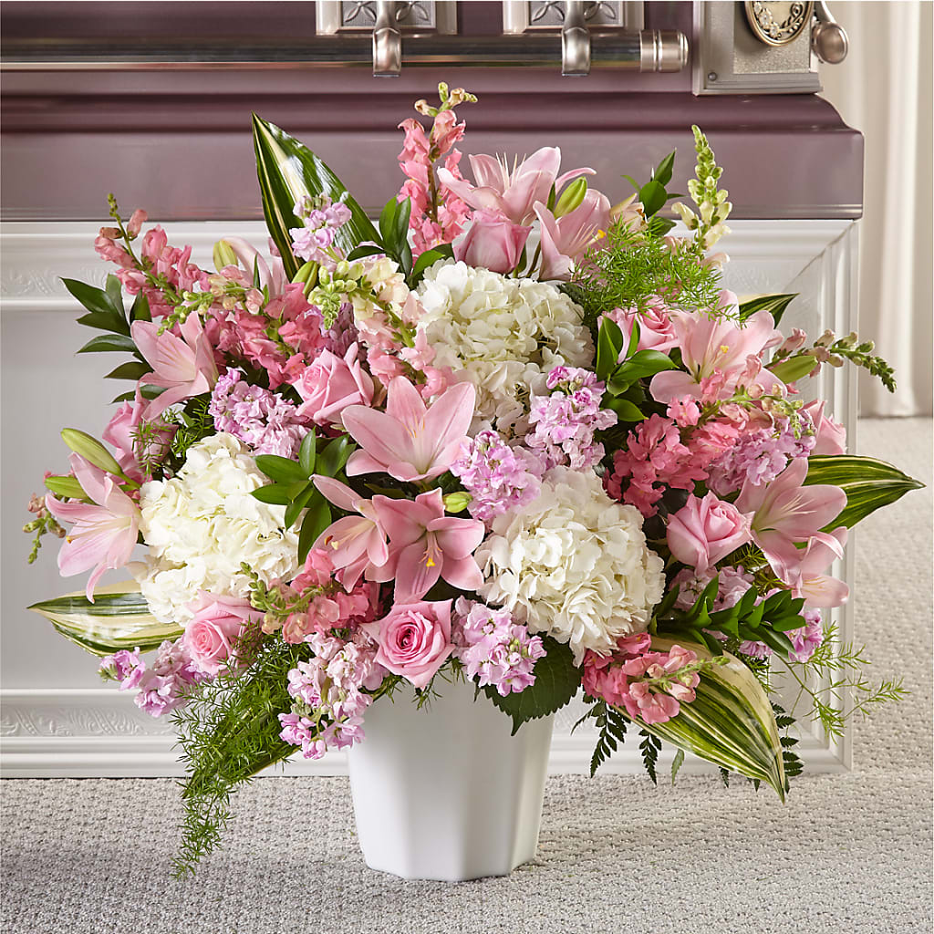 Simply Serene Floor Basket – SYLVIA'S FLORIST, Antioch CA