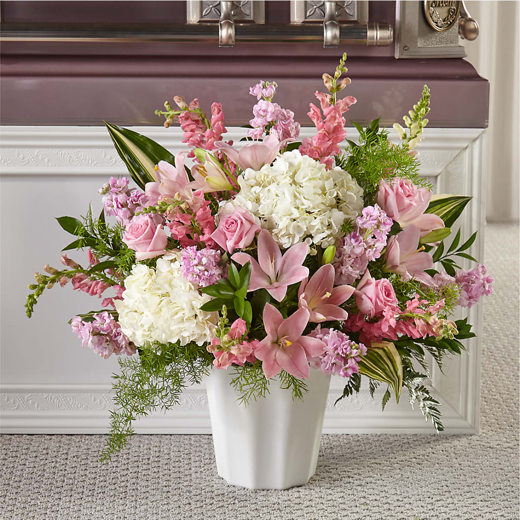 Simply Serene Floor Basket – SYLVIA'S FLORIST, Antioch CA