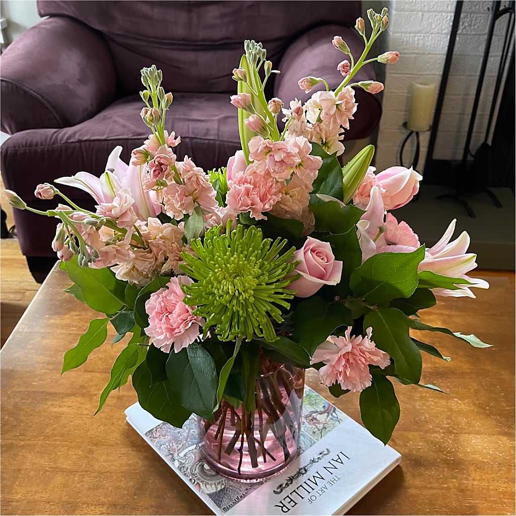 Pretty in Pink Bouquet – SYLVIA'S FLORIST, Antioch CA