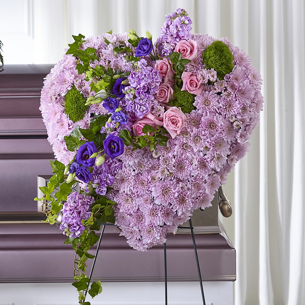 Treasured Love Standing Heart – SYLVIA'S FLORIST, Antioch CA