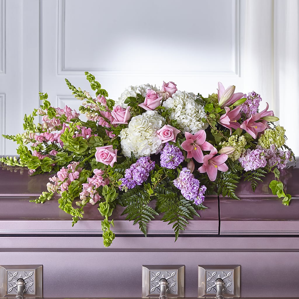Life's Gratitude Casket Spray – SYLVIA'S FLORIST, Antioch CA