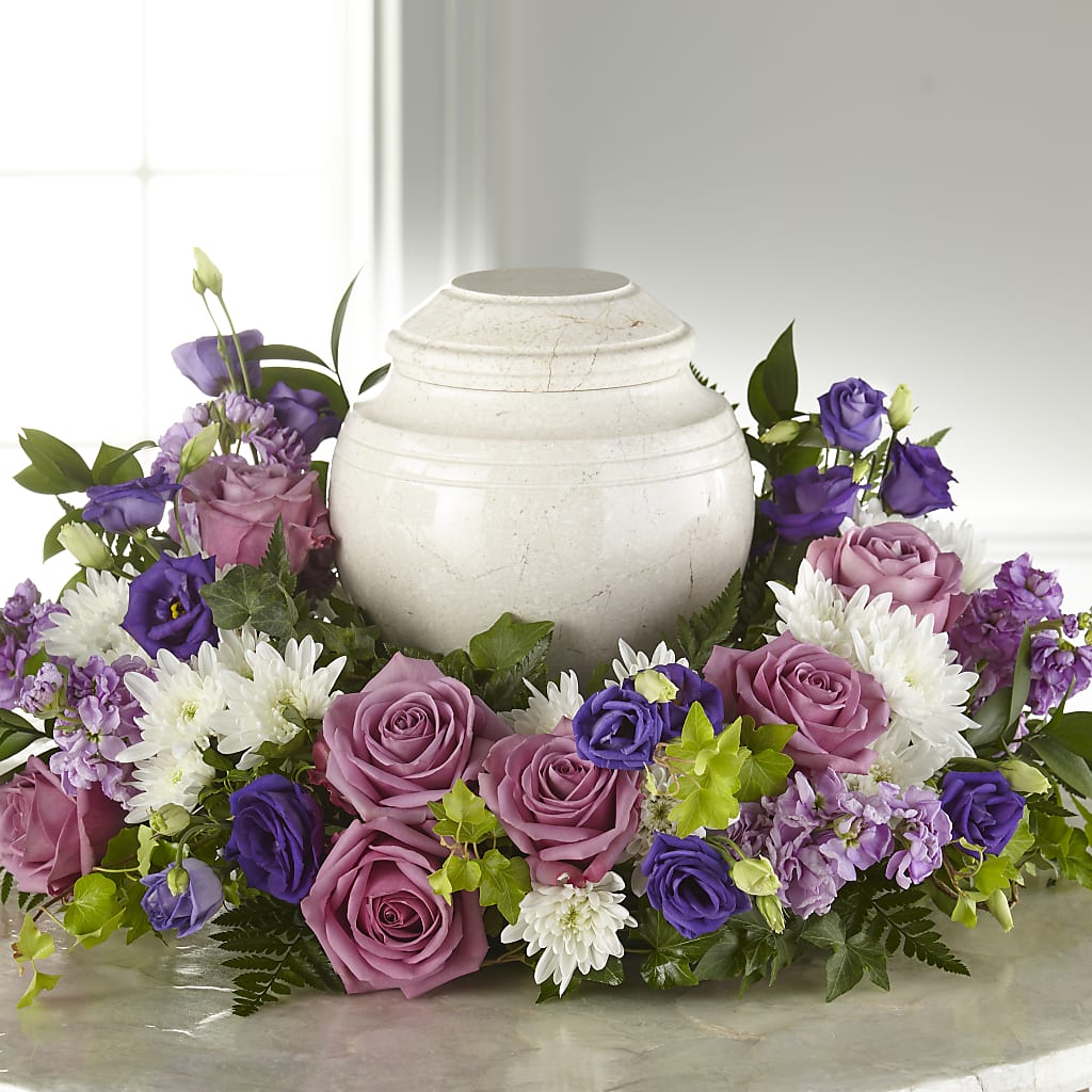 Blooming Sympathy Cremation Adornment – SYLVIA'S FLORIST, Antioch CA