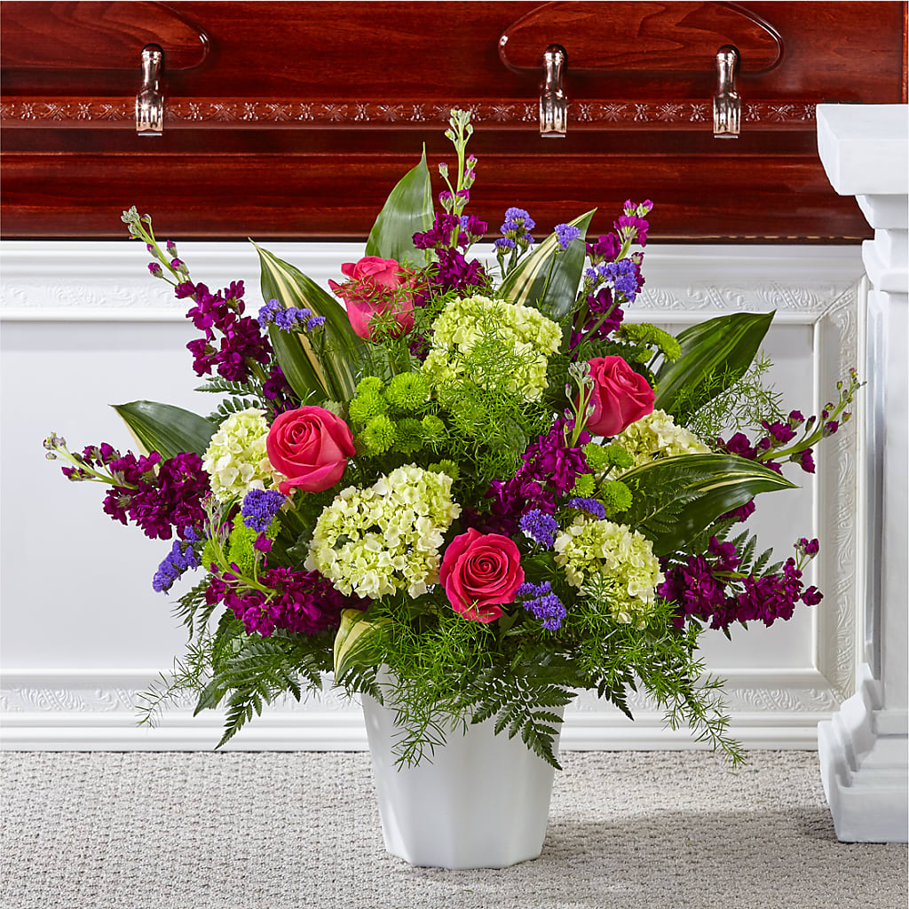 Beautiful Horizons Floor Basket – SYLVIA'S FLORIST, Antioch CA