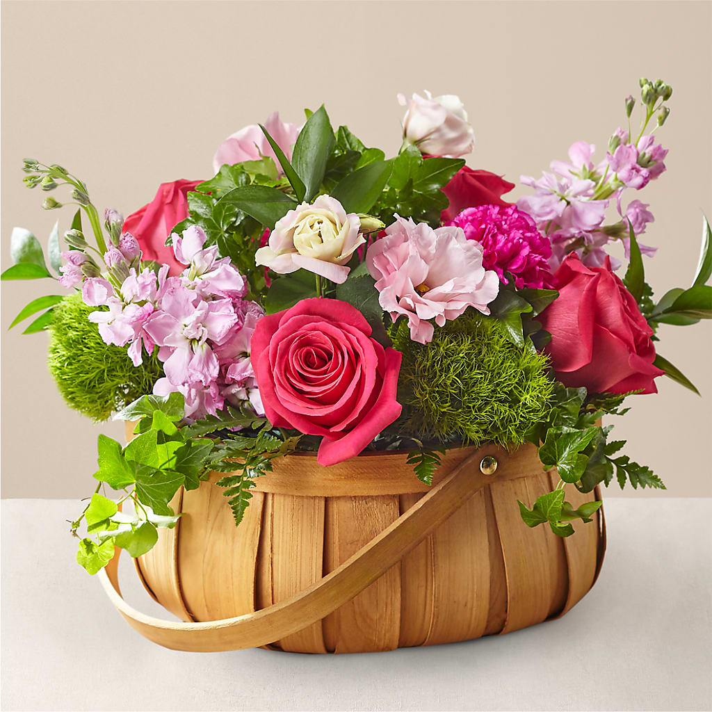Radiance in Bloom Basket – SYLVIA'S FLORIST, Antioch CA
