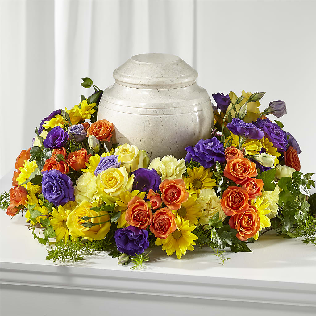Blossoms of Remembrance Cremation Adornment – SYLVIA'S FLORIST, Antioch CA