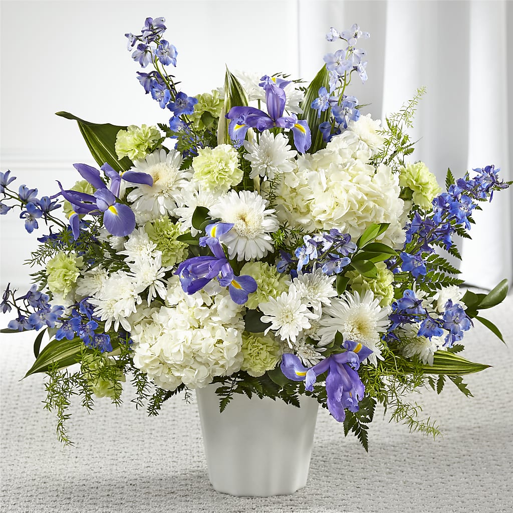 Soft Serenity Floor Basket – SYLVIA'S FLORIST, Antioch CA