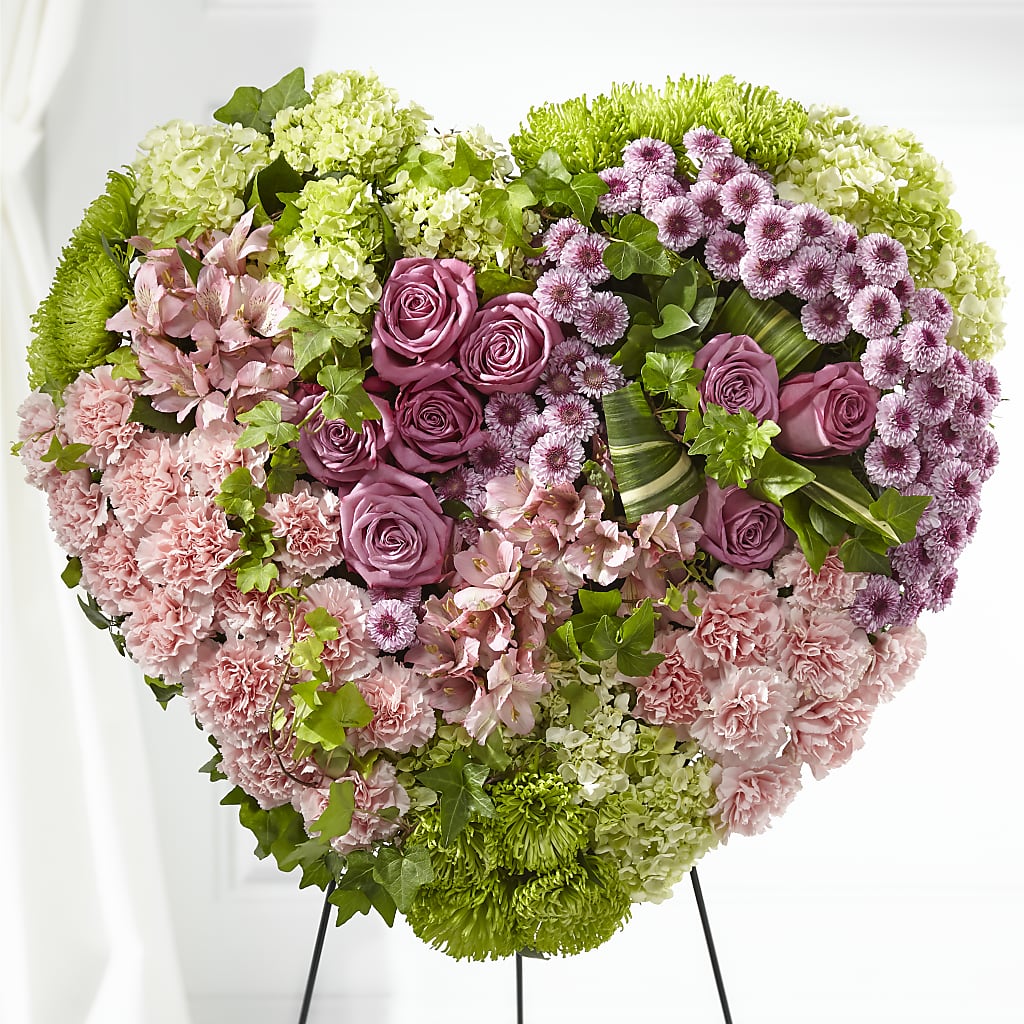 Heartwarming Standing Heart – SYLVIA'S FLORIST, Antioch CA