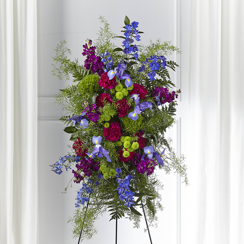 Heavenly Skies Standing Spray – SYLVIA'S FLORIST, Antioch CA