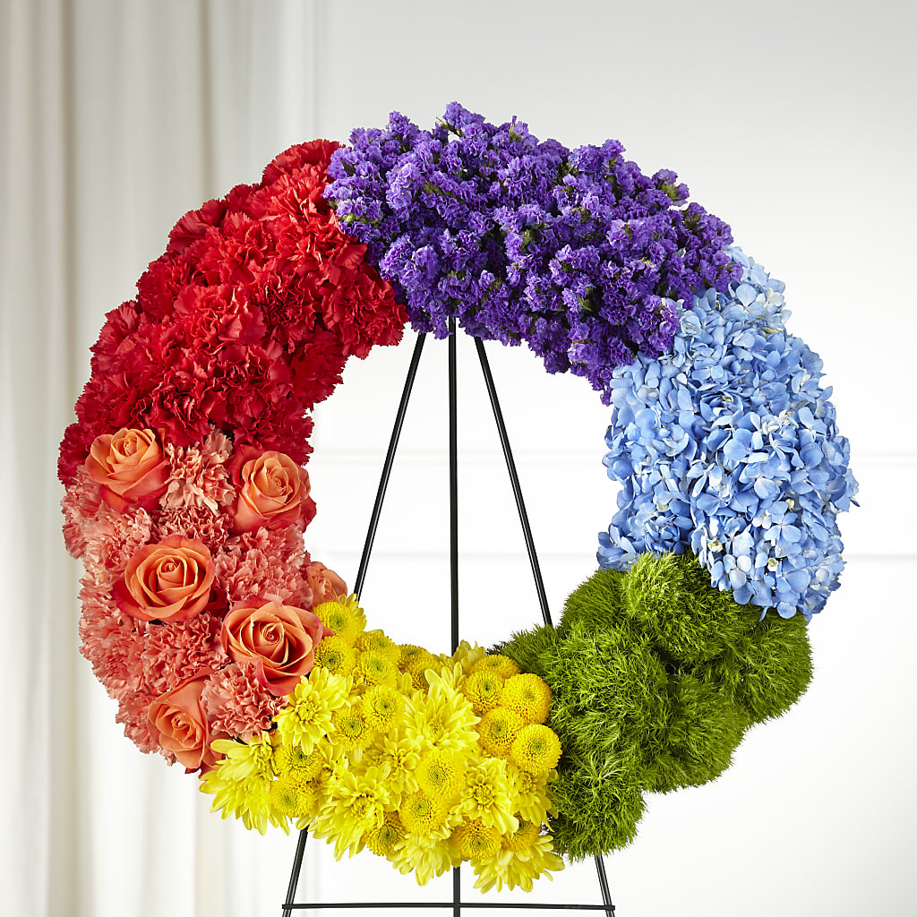 Circle of Love Wreath – SYLVIA'S FLORIST, Antioch CA