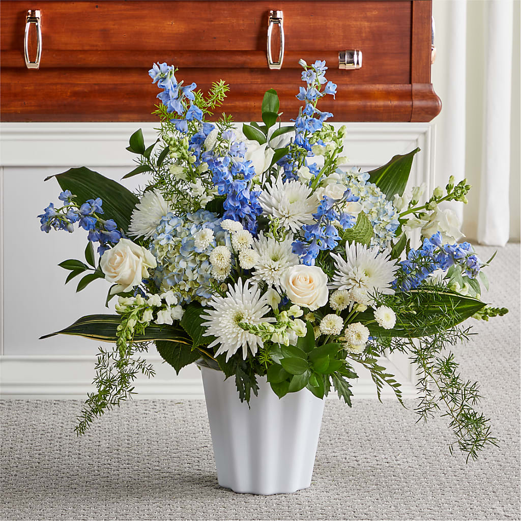 Everlasting Memories Floor Basket – SYLVIA'S FLORIST, Antioch CA