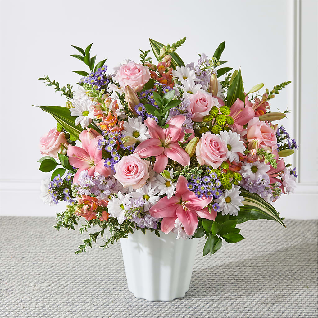 Abundant Compassion Floor Basket – SYLVIA'S FLORIST, Antioch CA
