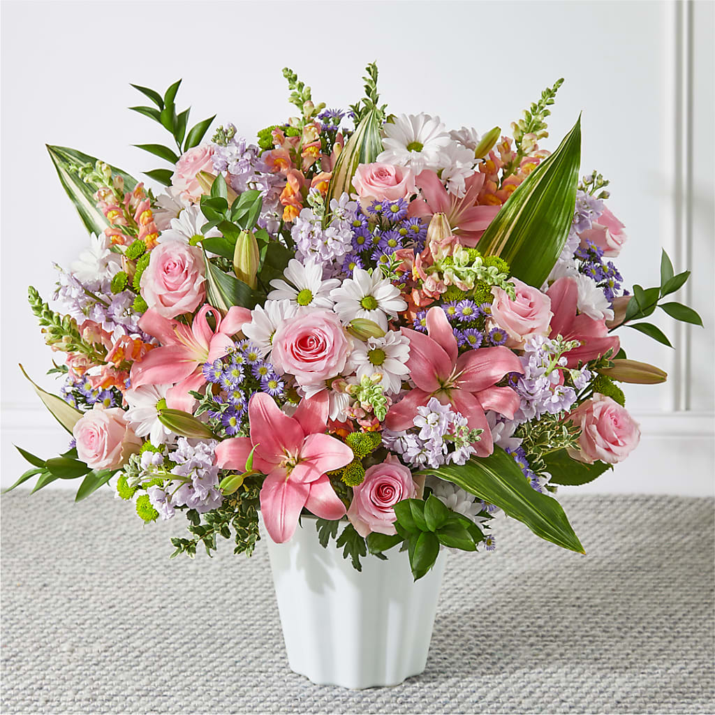 Abundant Compassion Floor Basket – SYLVIA'S FLORIST, Antioch CA