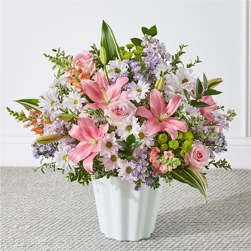 Abundant Compassion Floor Basket – SYLVIA'S FLORIST, Antioch CA