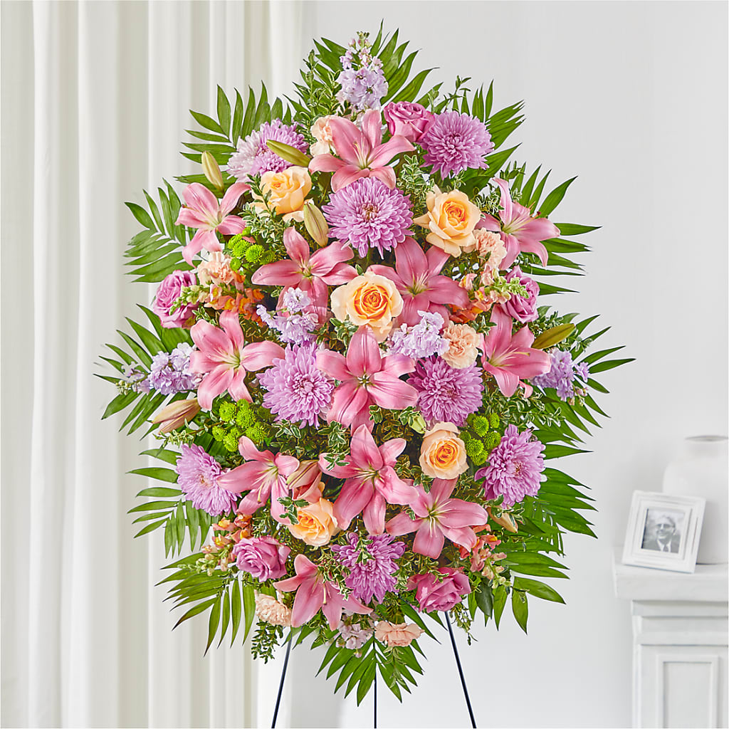 Love & Light Standing Spray – SYLVIA'S FLORIST, Antioch CA