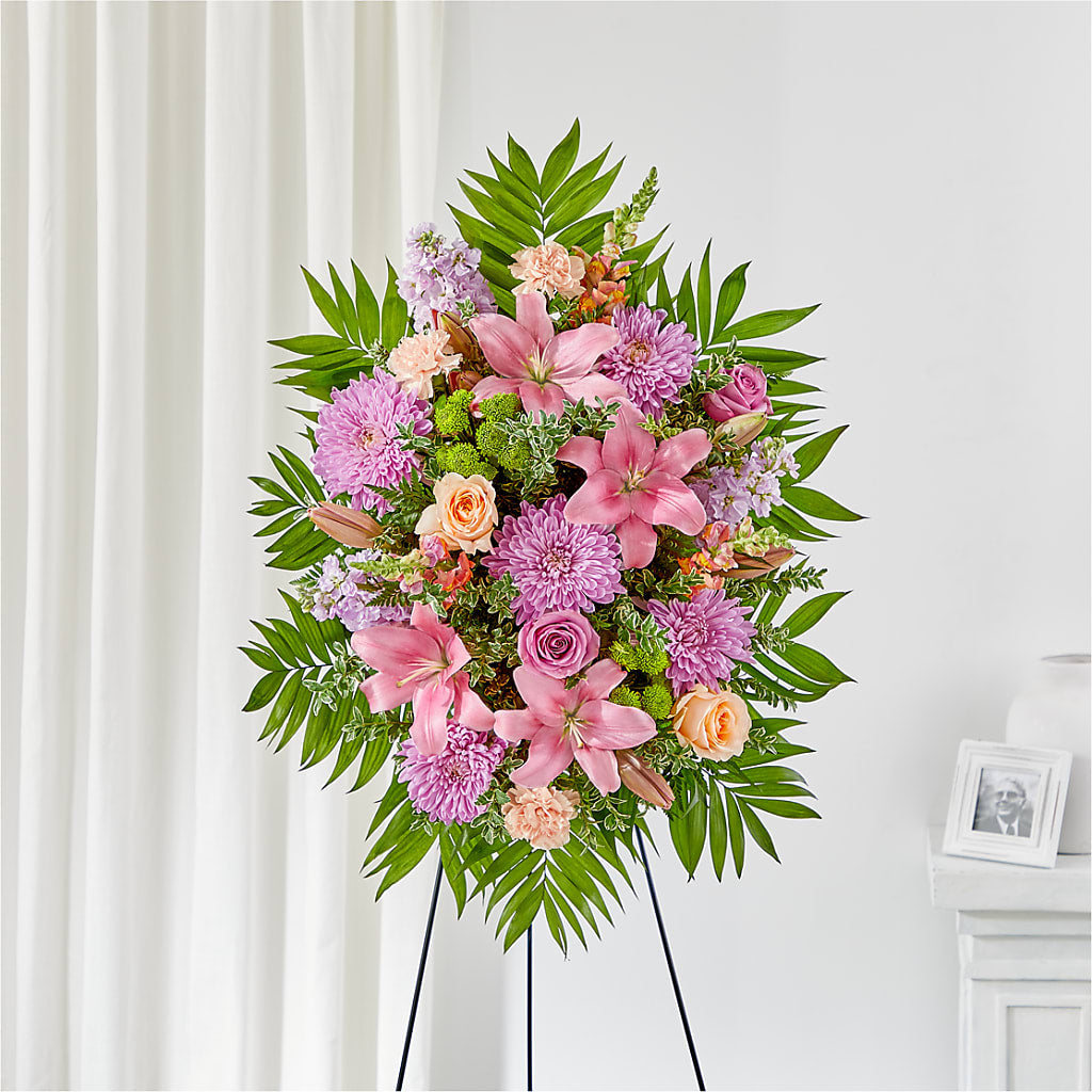 Love & Light Standing Spray – SYLVIA'S FLORIST, Antioch CA